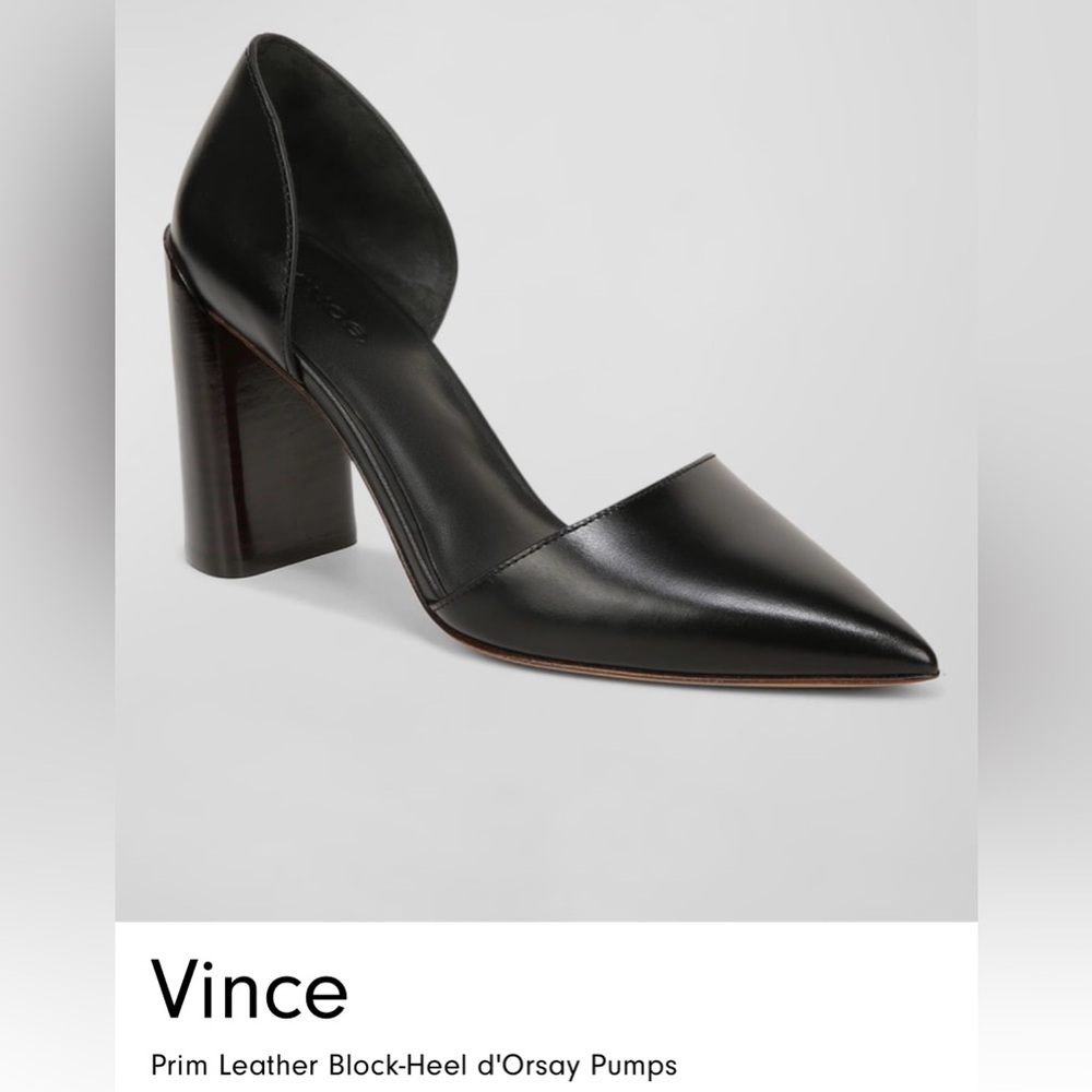 Vince Prim d’Orsay Block Heel